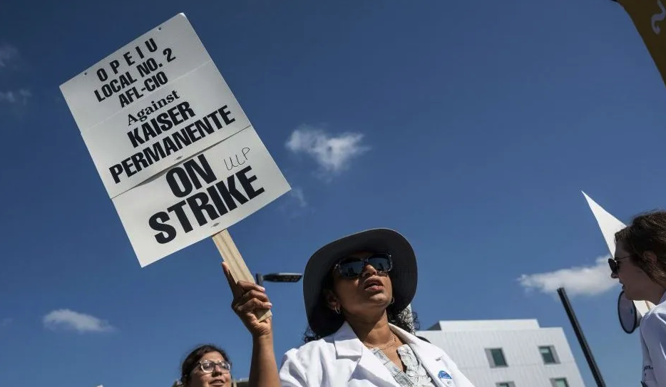 Kaiser Permanente: Over 75,000 US healthcare workers go on strike
