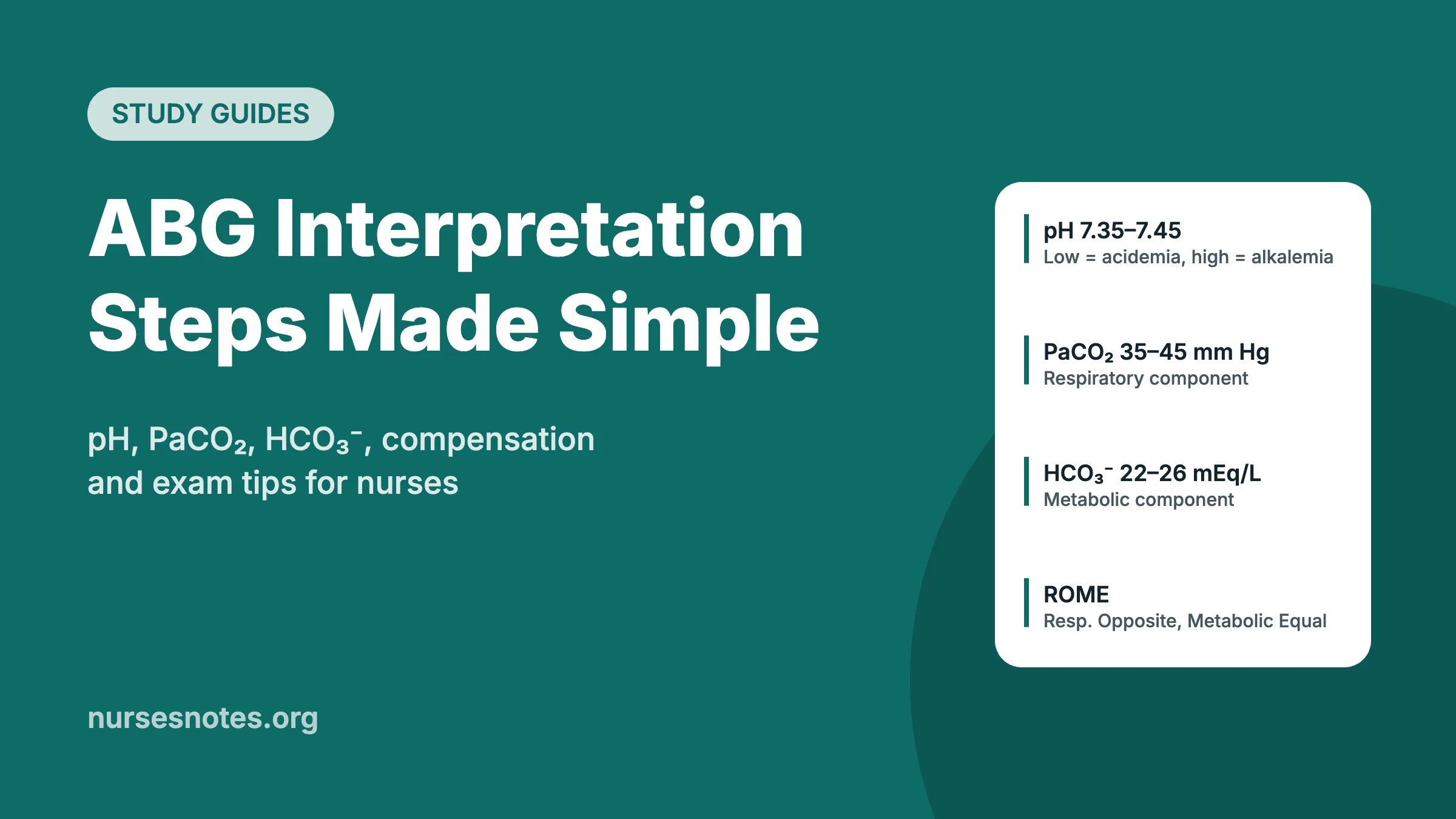 ABG Interpretation Steps: A Simple Guide for Nurses