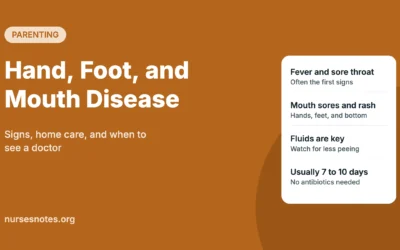 Hand, Foot, and Mouth Disease in Children: Signs and Care