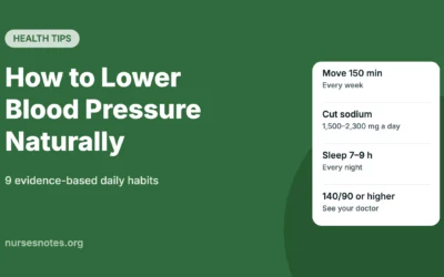 How to Lower Blood Pressure Naturally: 9 Evidence-Based Steps