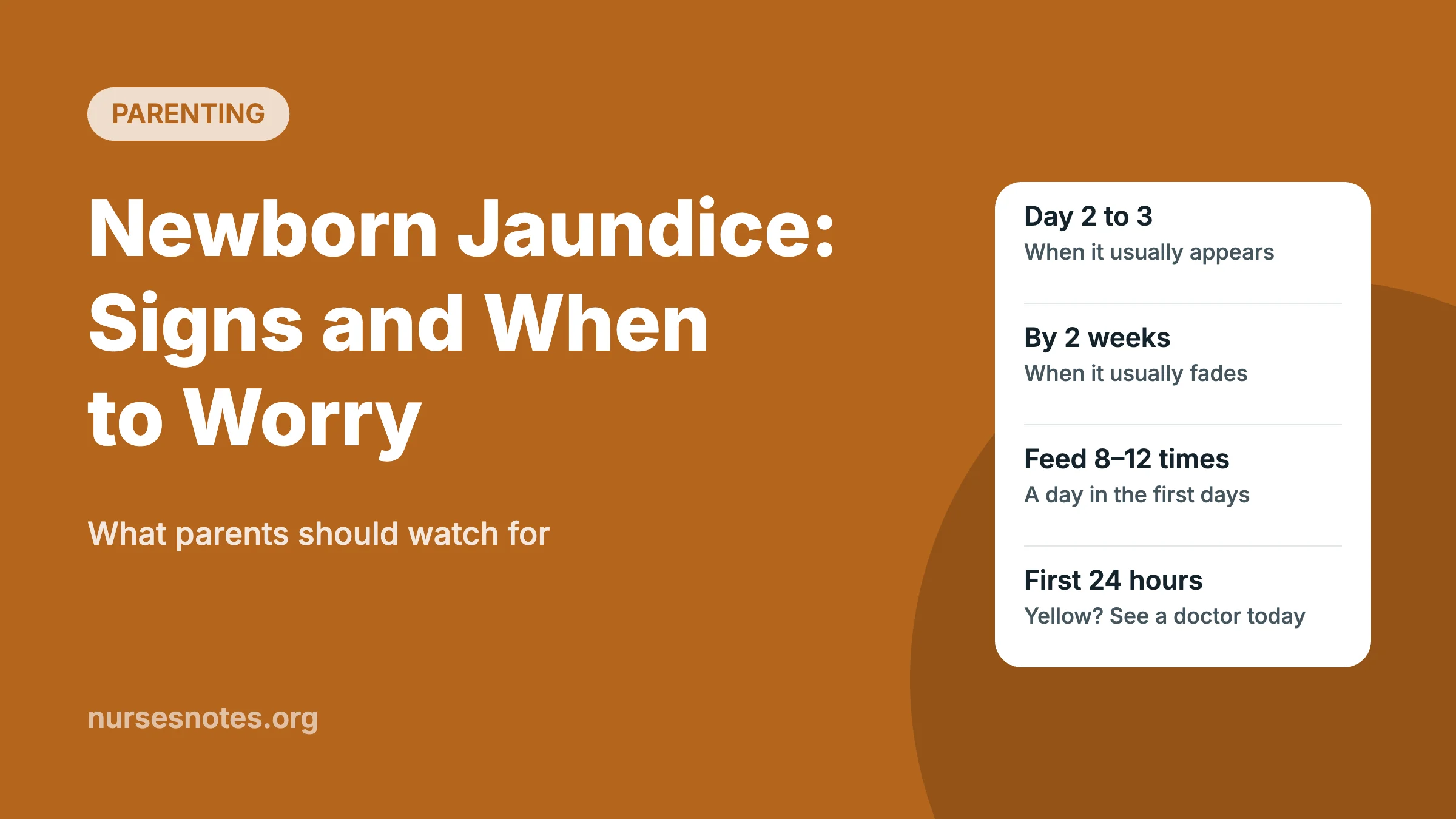 Newborn jaundice signs: when it appears, when it fades and when to see a doctor