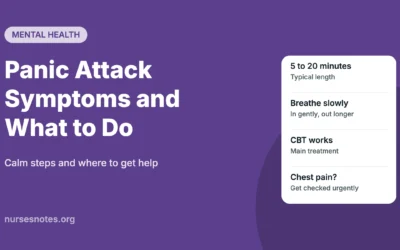 Panic Attack Symptoms: What They Feel Like and What to Do